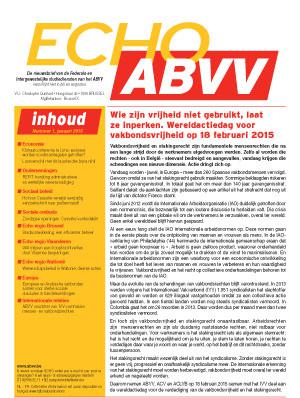 Echo ABVV nr. 1 - 2015